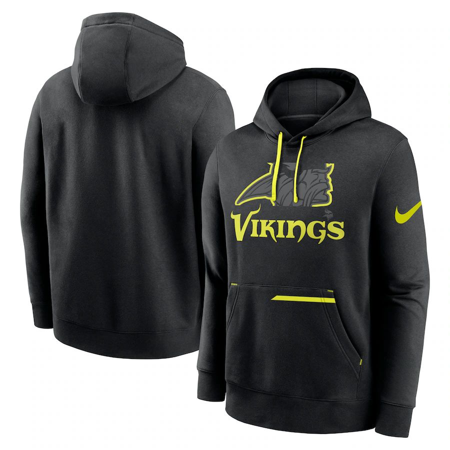 Men 2023 NFL Minnesota Vikings black Sweatshirt style 1